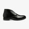 LOAKE DEANGATE BLACK CHUKKA BOOT RUBBER SOLE F-MEDIUM