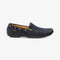 LOAKE DONINGTON NAVY SUEDE DRIVER SHOE MOCCASIN SOLE F-MEDIUM