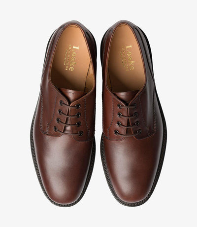 LOAKE EPSOM BROWN DERBY SHOES