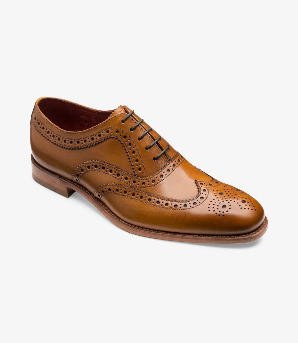 LOAKE FEARNLEY-DIS TAN BROGUE SHOES