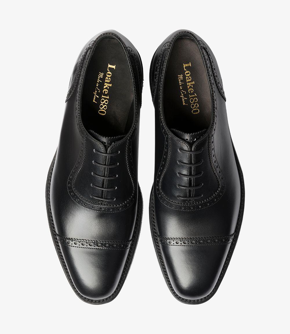 Half brogue oxford shoes sale