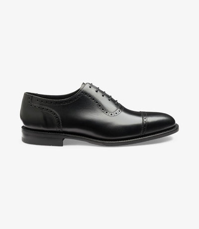 LOAKE FLEET BLACK OXFORD SHOES