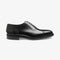 LOAKE FLEET BLACK OXFORD SEMI BROGUE RUBBER SOLE F-MEDIUM