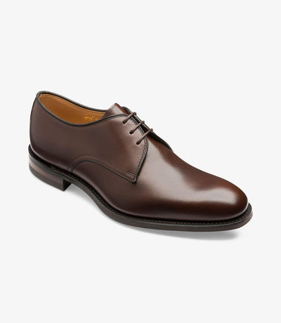 LOAKE GABLE DARK BROWN DERBY SHOES