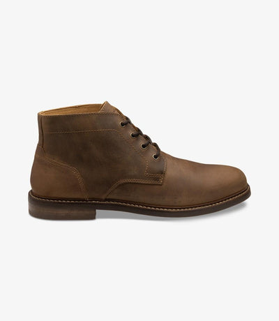 LOAKE GILBERT BROWN CHUKKA BOOT RUBBER SOLE F-MEDIUM