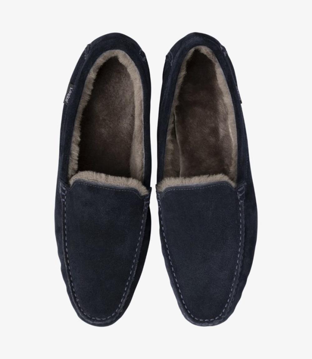 LOAKE GUARDS NAVY LOAFER