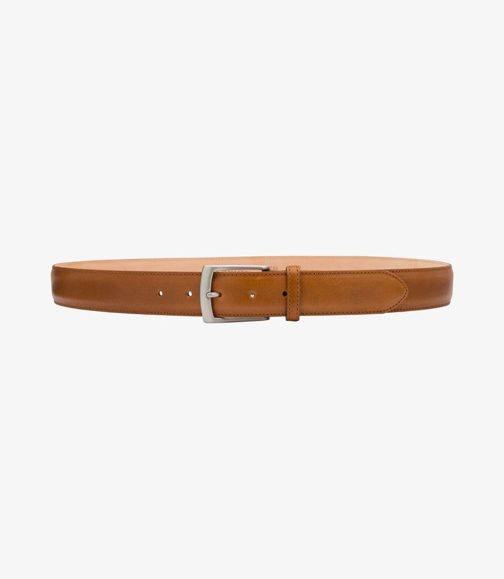 LOAKE HENRY TAN LEATHER BELT