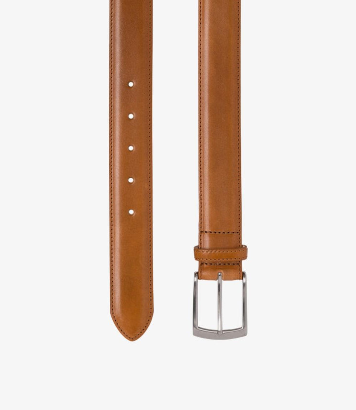 LOAKE HENRY TAN LEATHER BELT