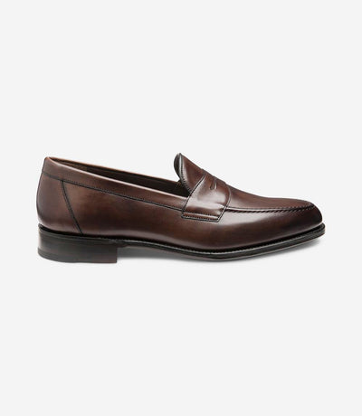 LOAKE HORNBEAM WALNUT LOAFER LEATHER SOLE F-MEDIUM