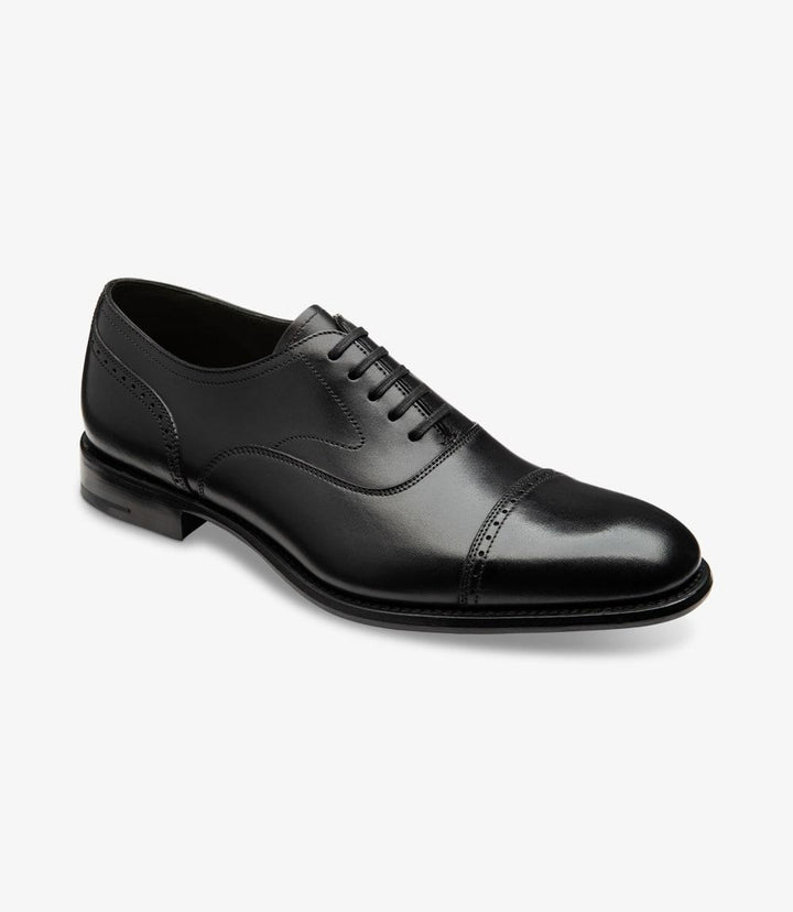 LOAKE HUGHES BLACK OXFORD SHOES