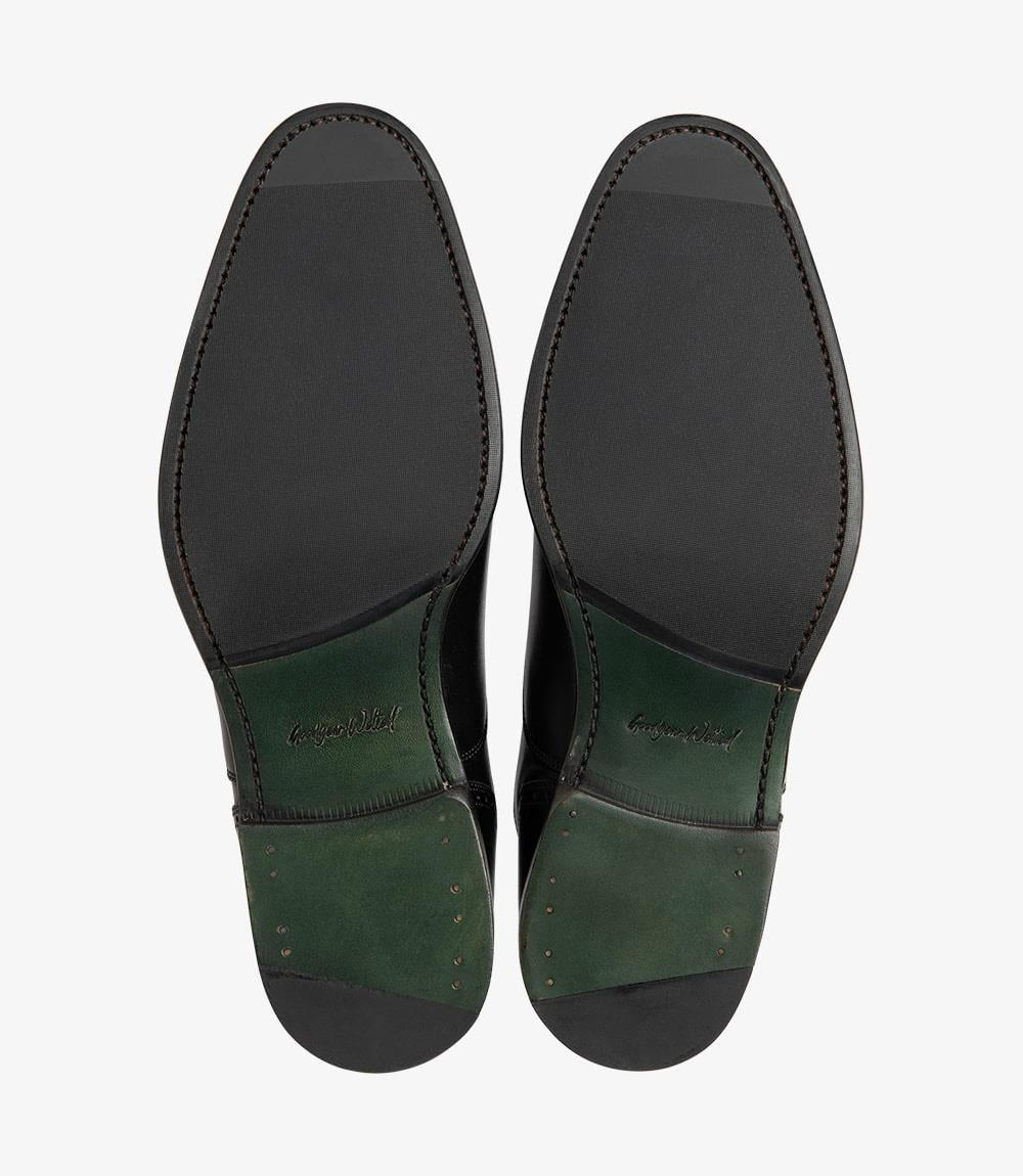LOAKE HUGHES BLACK OXFORD SHOES
