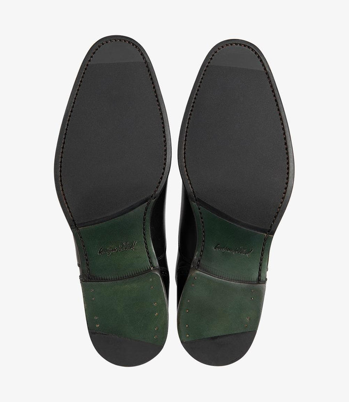 LOAKE HUGHES BLACK OXFORD SHOES