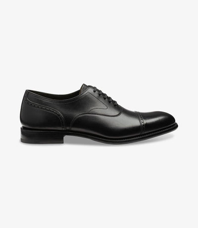 LOAKE HUGHES BLACK OXFORD SHOES