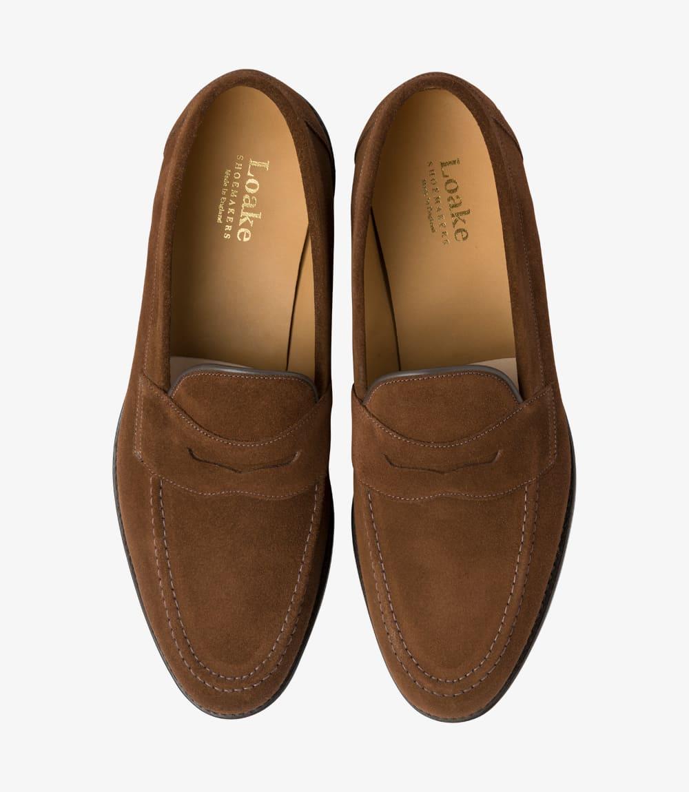 LOAKE IMPERIAL BROWN SUEDE LOAFER