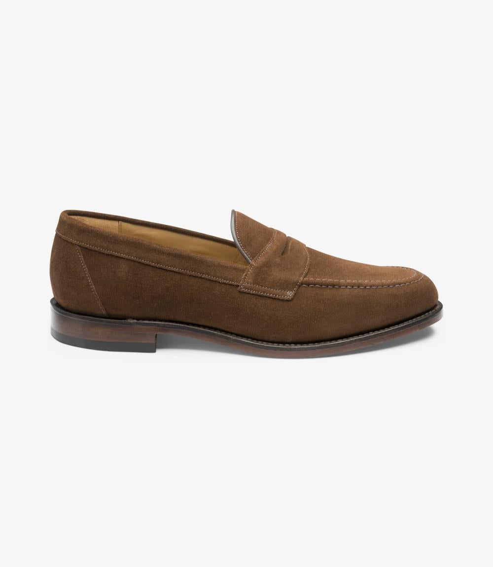 LOAKE IMPERIAL BROWN SUEDE LOAFER