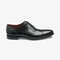 LOAKE LARCH BLACK OXFORD TOE CAP RUBBER SOLE F-MEDIUM