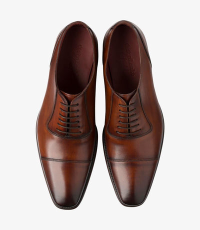 LOAKE LARCH CHESTNUT OXFORD SHOES