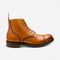 LOAKE LOXLEY TAN DERBY BOOT RUBBER SOLE G-WIDE