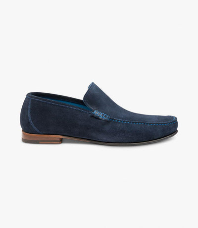 LOAKE NICHOLSON NAVY DRIVER SHOES