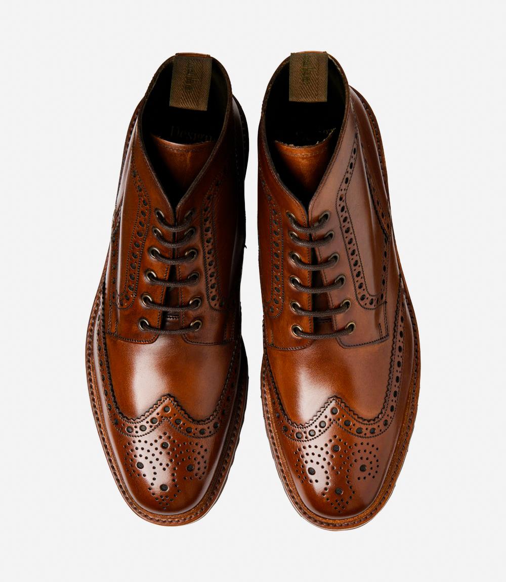 Pegasus Cedar Derby Full-Brogue Boots – Loake Shoes Australasia