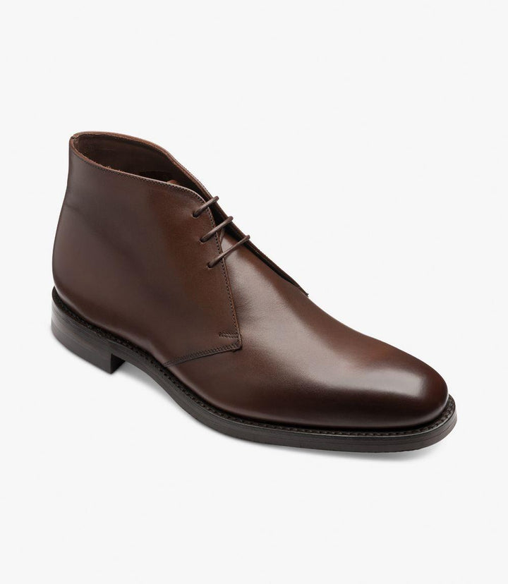 LOAKE PIMLICO DARK BROWN BOOT RUBBER SOLE F-MEDIUM