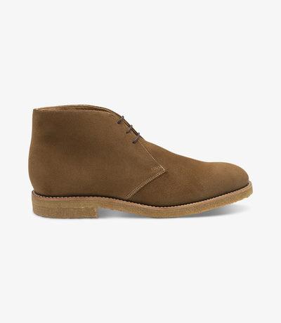 LOAKE RIVINGTON TAN CHUKKA BOOT CREPE SOLE G-WIDE