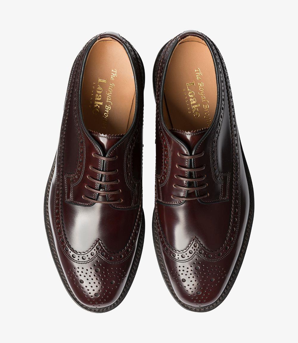 Loake Strand Burgundy Loake Burgundy Brogues Loake 1880 'Strand