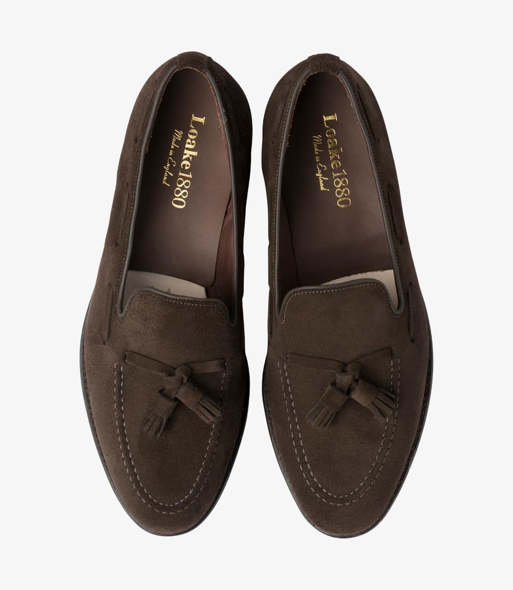 LOAKE RUSSELL DARK BROWN LOAFER