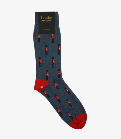 LOAKE GUARD SOCKS NAVY