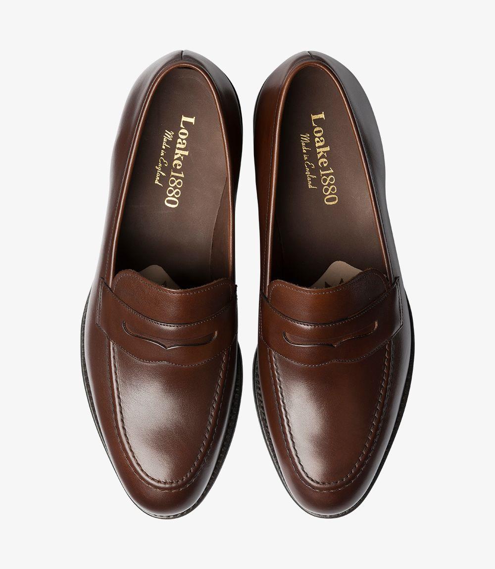 LOAKE WHITEHALL BROWN LOAFER